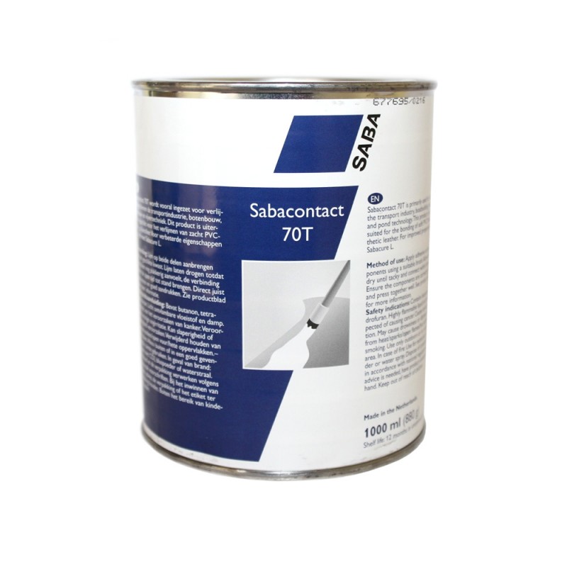 1 x PVC-PU Klebstoff SABA plast 70 T für LKW-Plane Schlauchboot Kunstleder Plane 